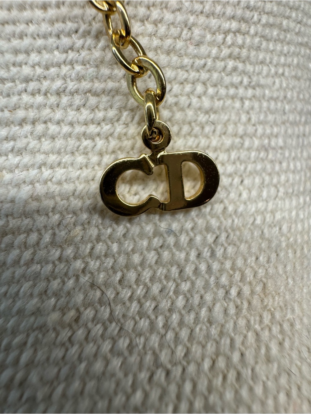 Christian Dior Gold Plated Pendant Necklace - Picture 5 of 5